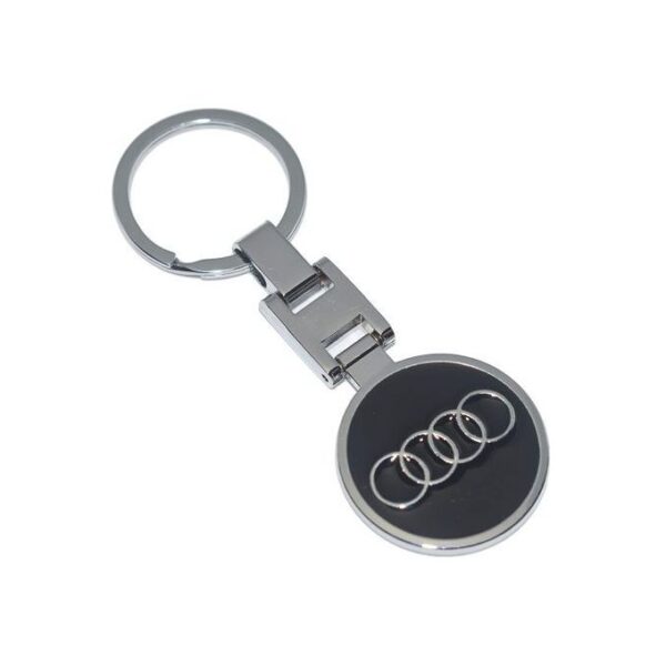 Porte-clés de voiture porte-clés avec logo AUDI..