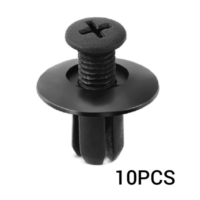 10pcs Rivets en plastique universels de 10pcs de 8mm pour des agrafes de panneau de porte de voiture