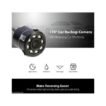 Caméra de Recul Noir 180° HD 8 LED étanche pour voiture aide stationnement sho – Image 2