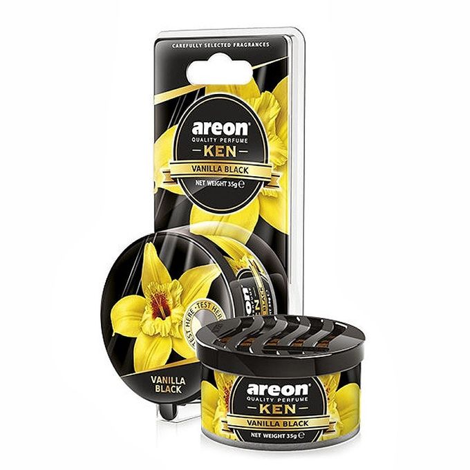 Areon FRESCO PARFUM DÉSODORISANT POUR VOITURE ET INTÉRIEUR vanilla Black