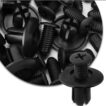 10pcs Rivets en plastique universels de 10pcs de 8mm pour des agrafes de panneau de porte de voiture – Image 3