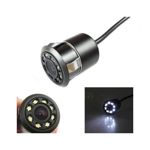 Caméra de Recul Noir 180° HD 8 LED étanche pour voiture aide stationnement sho