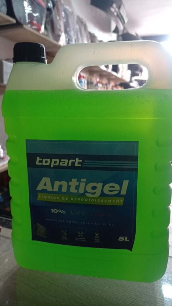 ANTIGEL TOPART LIQUIDE REFROIDISSEMENT +122°C -4°C 5L