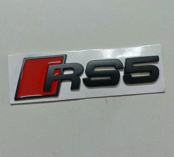 Logo RS5 rouge et noir - Ma Pièce