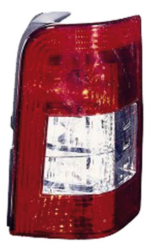 Feu arrière droit pour CITROËN BERLINGO I phase 2, 2006-2008, rouge/blanc, (hayon), Neuf